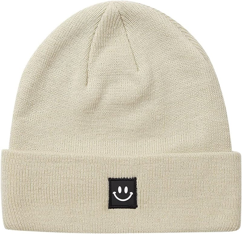MaxNova Knit Beanie Hat with Smile Face for Men/Women - Image 1